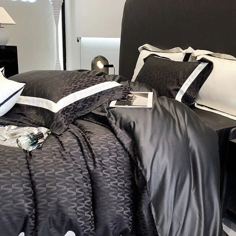 Obscur Rhythm – Luxurious Egyptian Cotton Bedspread Set