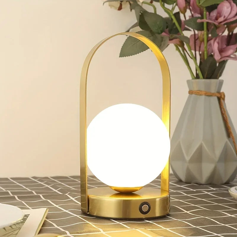 FlexiGlow – Rechargeable LED Table Lamp for Outdoor Use