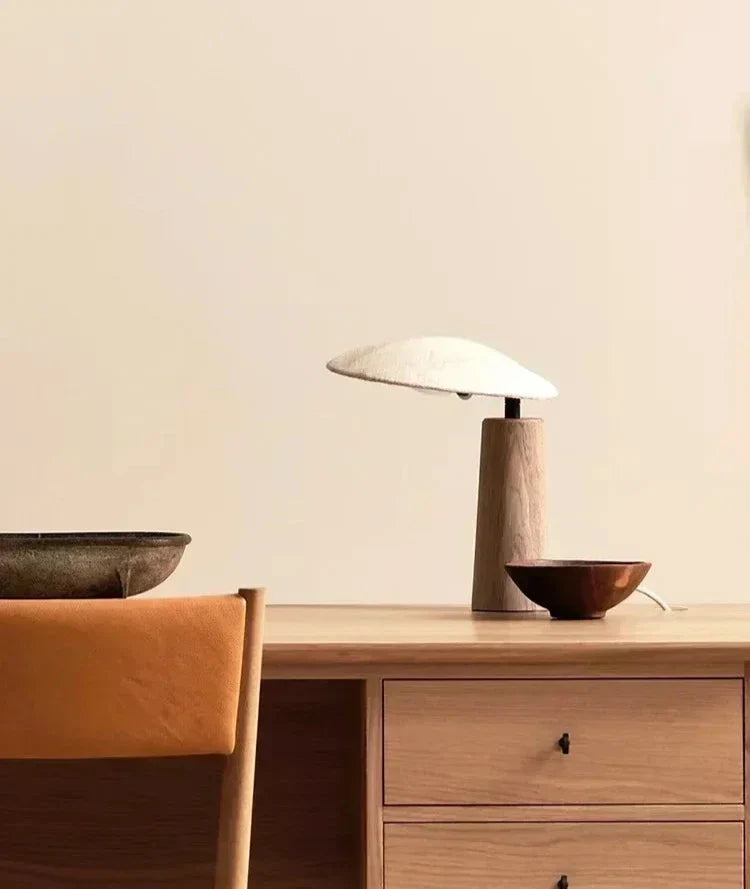 ZenGlow - Retro Wooden Lamp for Calm Lighting