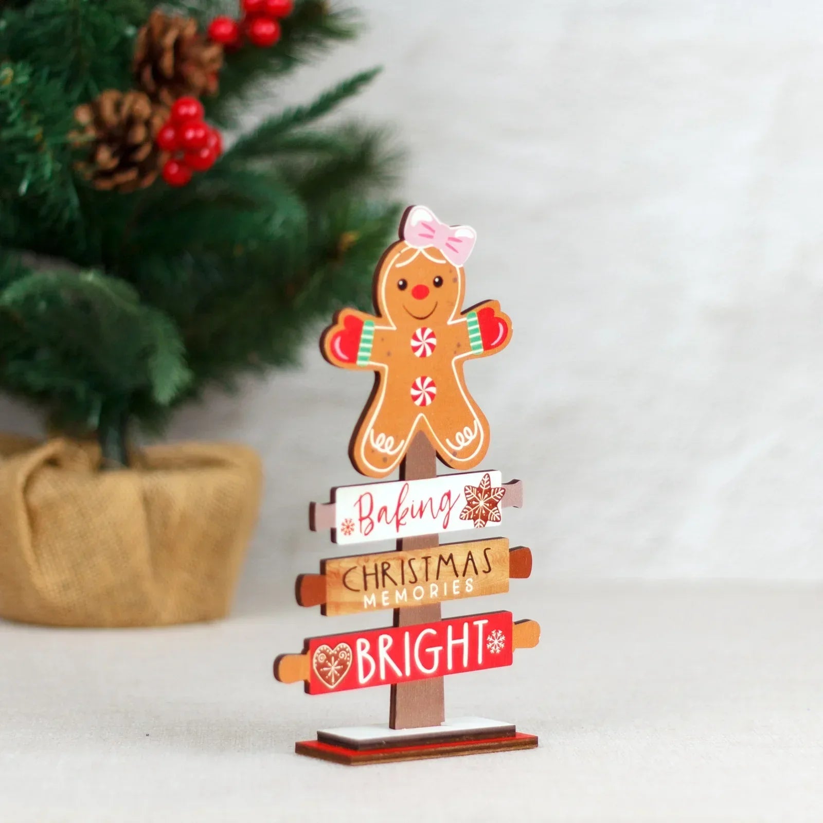 Gingerbread Man Christmas Decoration - Cute Gingerbread Man for Festive Decoration