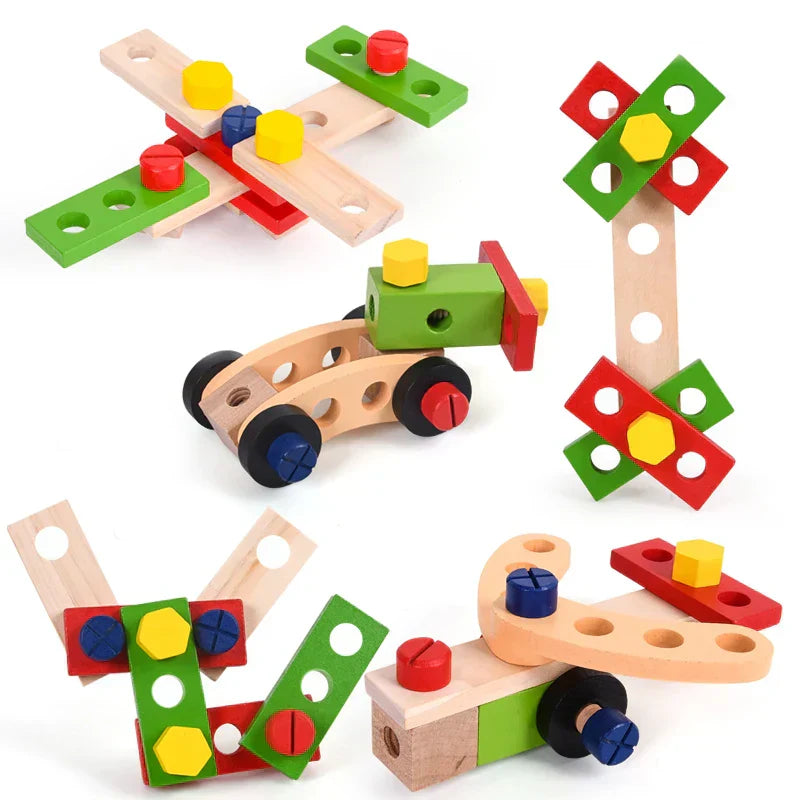 BuilderCraft Set – Creative Montessori Building Kit for Children