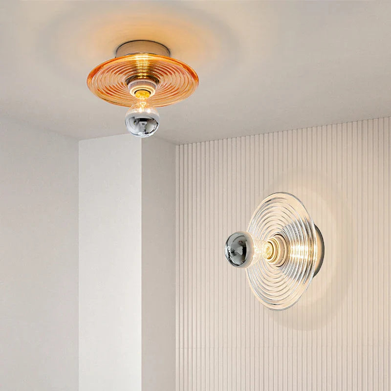 AquaGlow Wall Lamp – LED Lighting with Wave Pattern