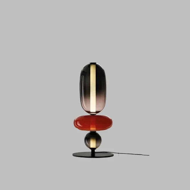 ChromaLuxe - Designer Golvlampa med Färgaccenter för en Sprudlande Atmosfär