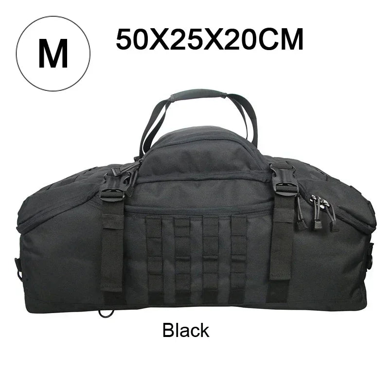 TrailTrek - Rugged tactical travel bag and backpack
