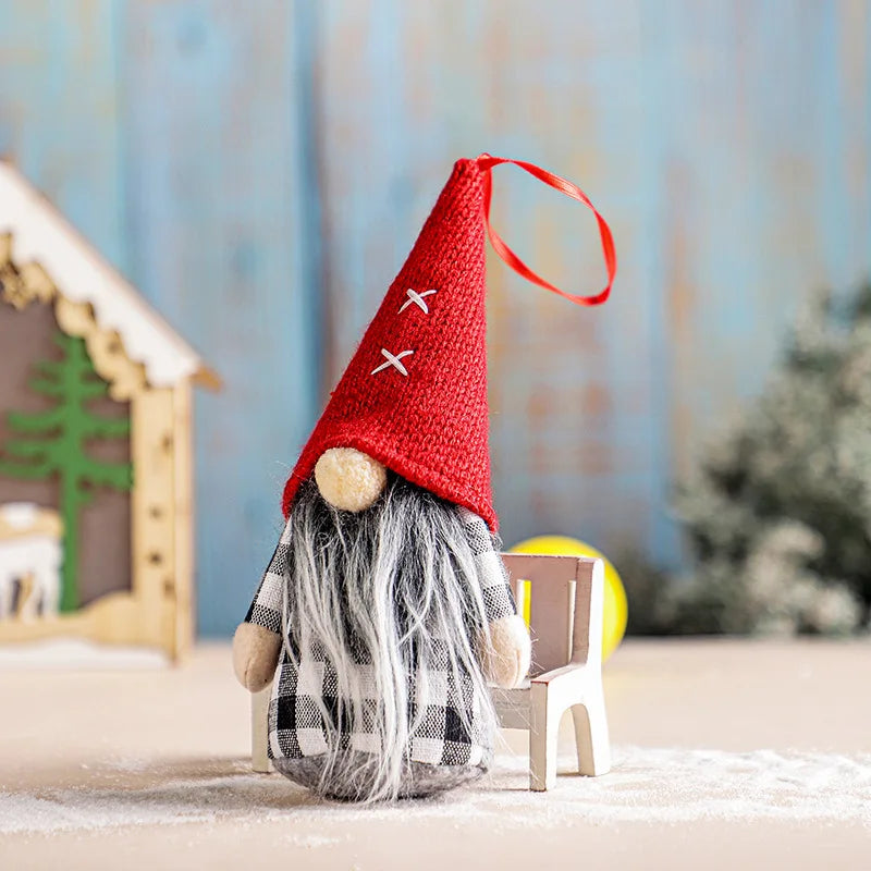 Festive Plush Elves with Bells and Mistletoe