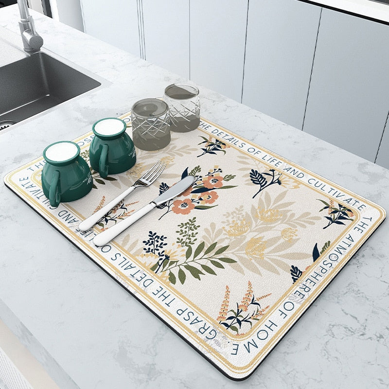Absorbmat Premium - The Perfect Kitchen Mat for Dry and Safe Dishes