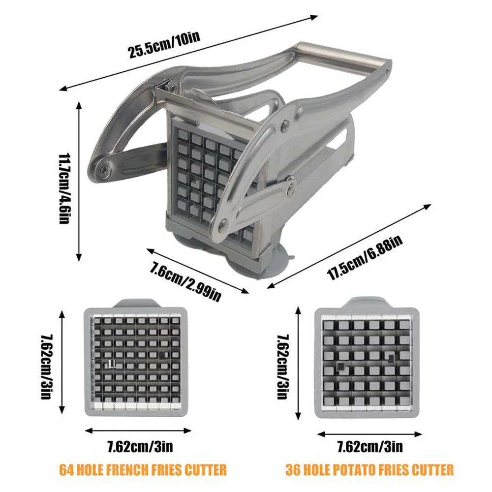 Fritzo Vegetable Cutter - The Stylish Stainless Steel Cutter for Perfect Vegetables