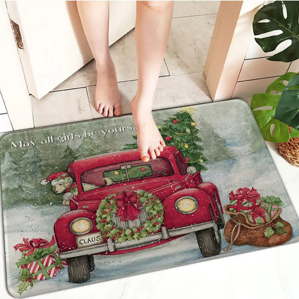 FestiveWelcome – Luxurious Christmas Mat for your Doorstep