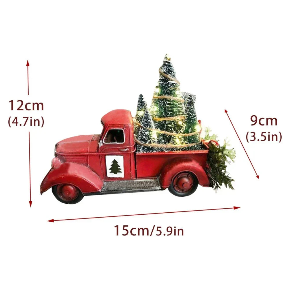 NostalgiaTruck Jewelry - Retro Red Truck for Christmas