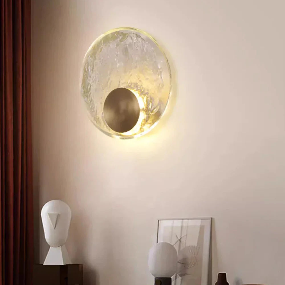 CrystalLuxe - Elegant LED Kristall Vägglampa