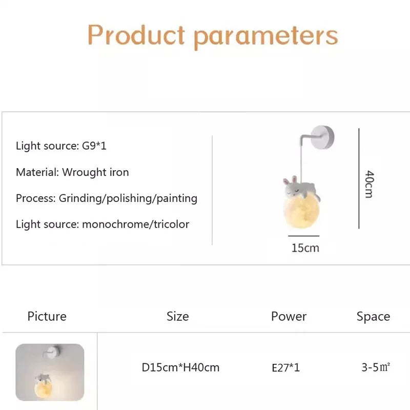 MoonGlow Lamp - Stylish LED Wall Lamp for Rooms