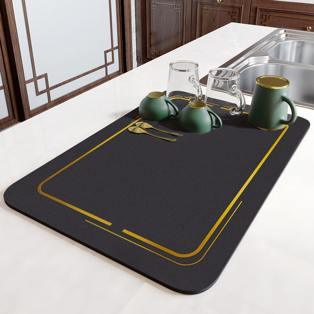 Absorbmat Premium - The Perfect Kitchen Mat for Dry and Safe Dishes