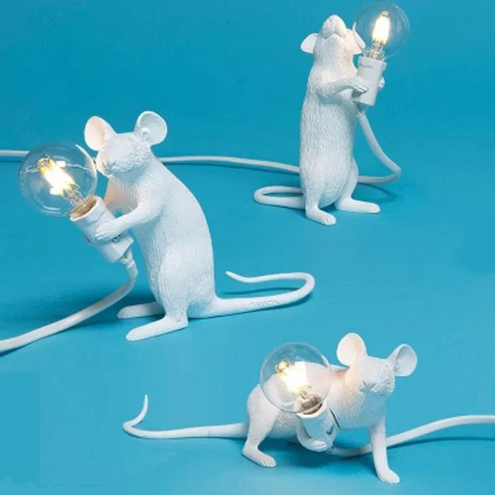 SqueakLight - Playful Mouse-Shaped LED Lamp
