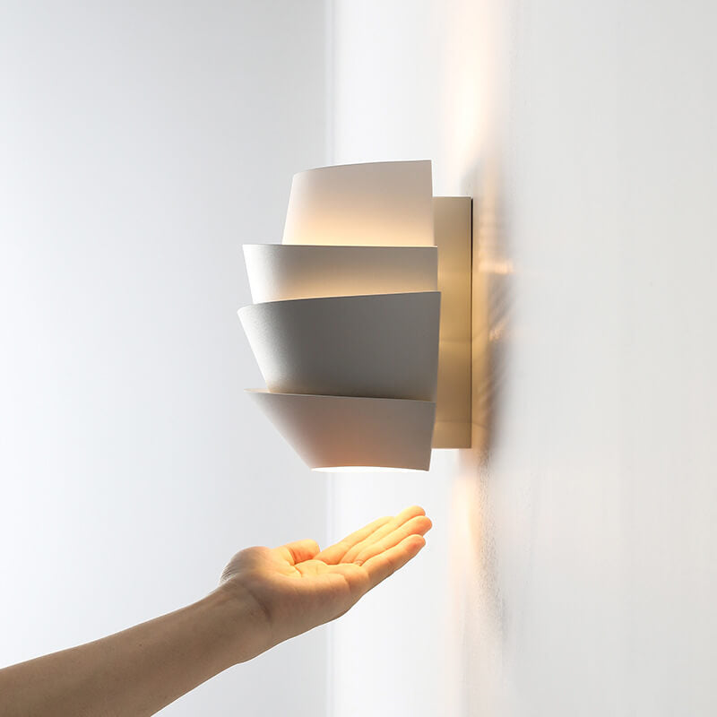ShineLux - Modern Wall Lamp with Double Light Points in Iron