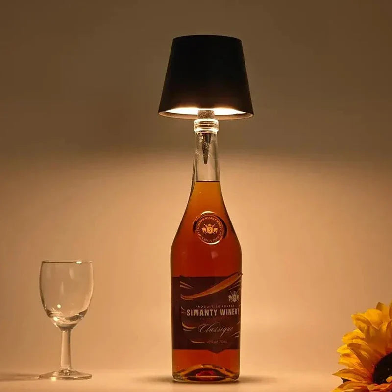 Lumière Nomade – Wireless Bottle Lamp with Adjustable Light