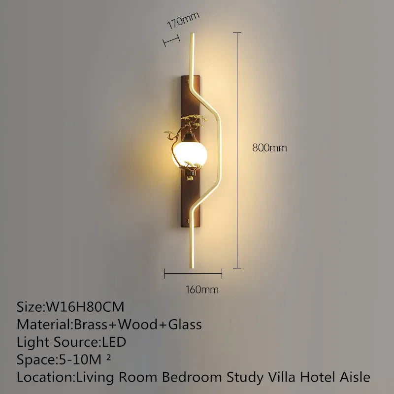 BrassGlow Wall Lamp - Elegant Brass Wall Lighting