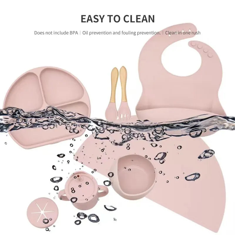 SiliconeBaby Set – Complete 6-piece Baby Food Set