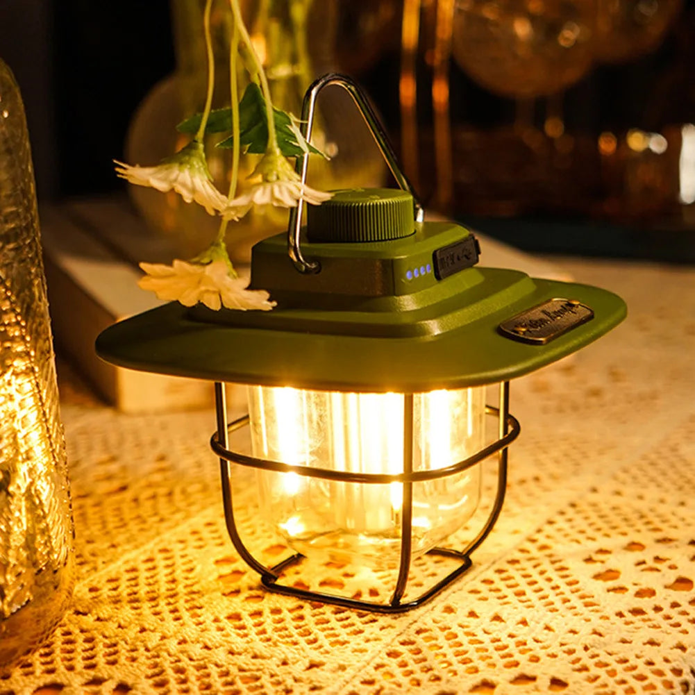 RetroLuxe - Vintage Outdoor Lamp for Adventurous Moments