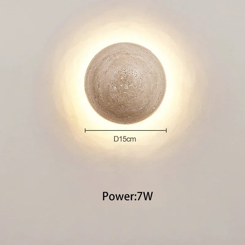 ZenGlow Vägglampa - Wabi-Sabi Minimalism för Din Vägg