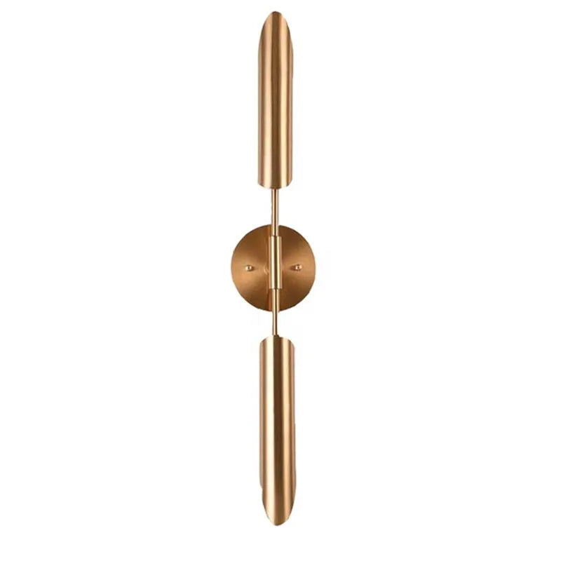 LuxeGlam - Gold Industrial Wall Lamp for Home and Hotel
