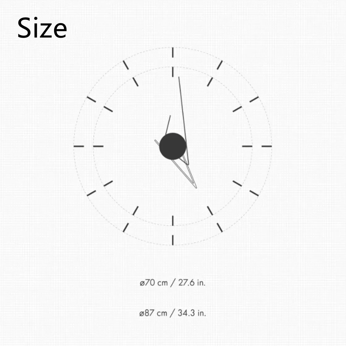 ModernArt Clock - Stille Wall Clock for Minimalism