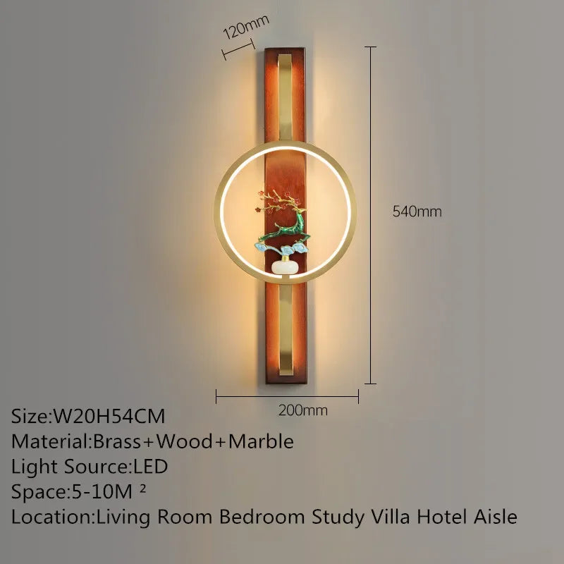 BrassGlow Wall Lamp - Elegant Brass Wall Lighting