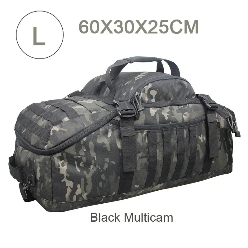 TrailTrek - Rugged tactical travel bag and backpack