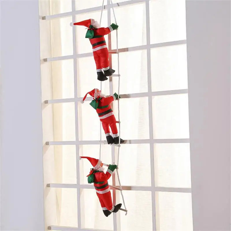 Climbing Santa Claus - Christmas decoration for the holidays