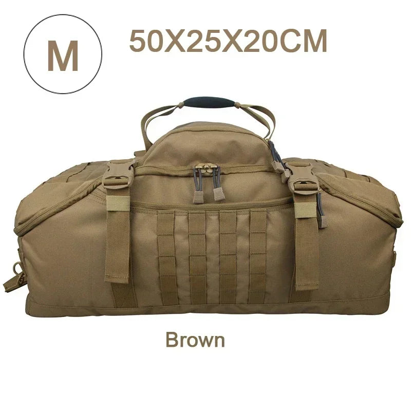 TrailTrek - Rugged tactical travel bag and backpack