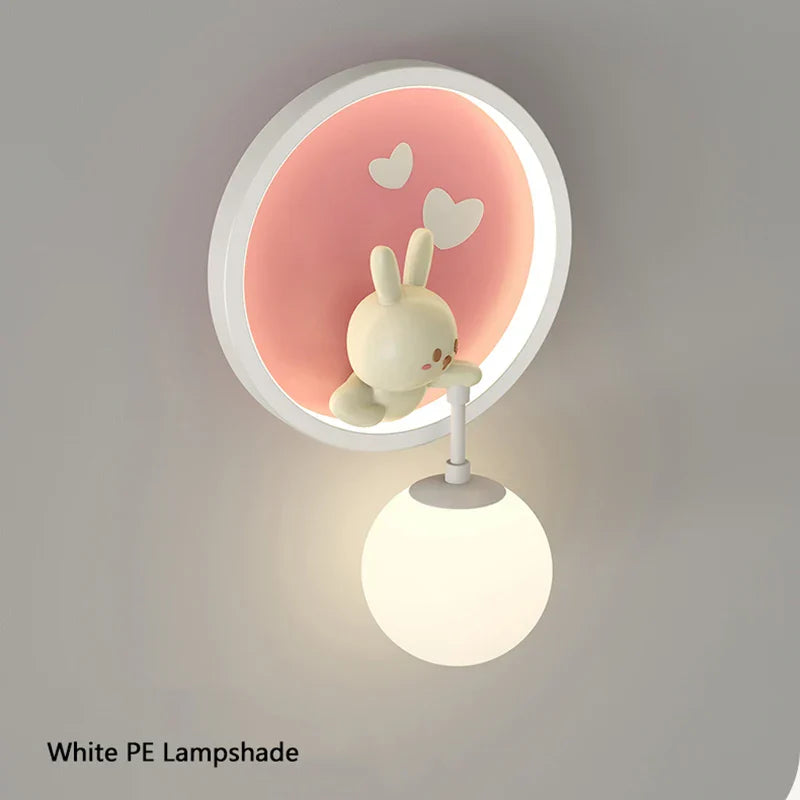 Romantic Wall Light – Playful Animal Wall Lamp for Children