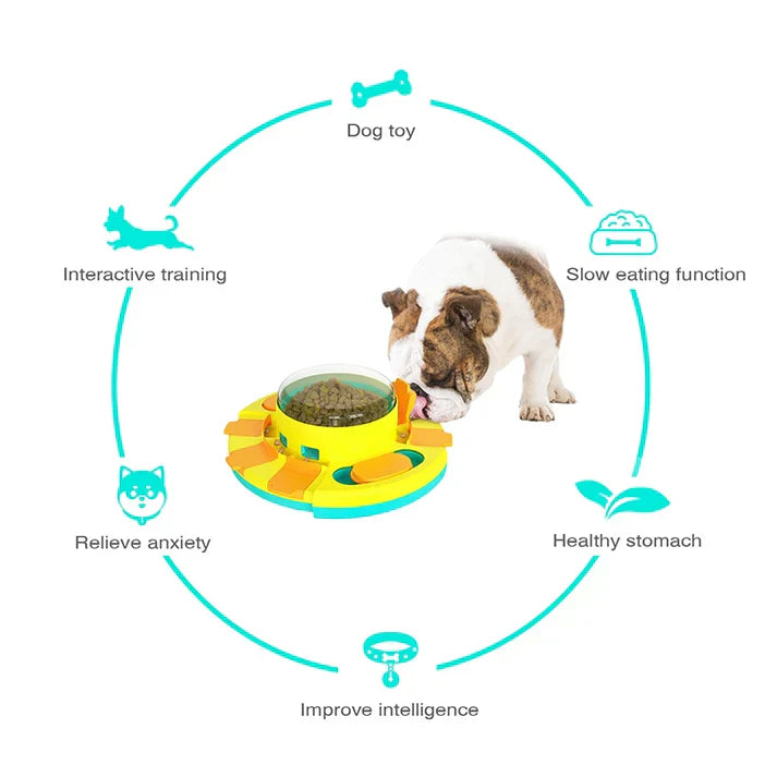 PuzzleFeast Pet Feeder - Interactive Feeding Device for Pets