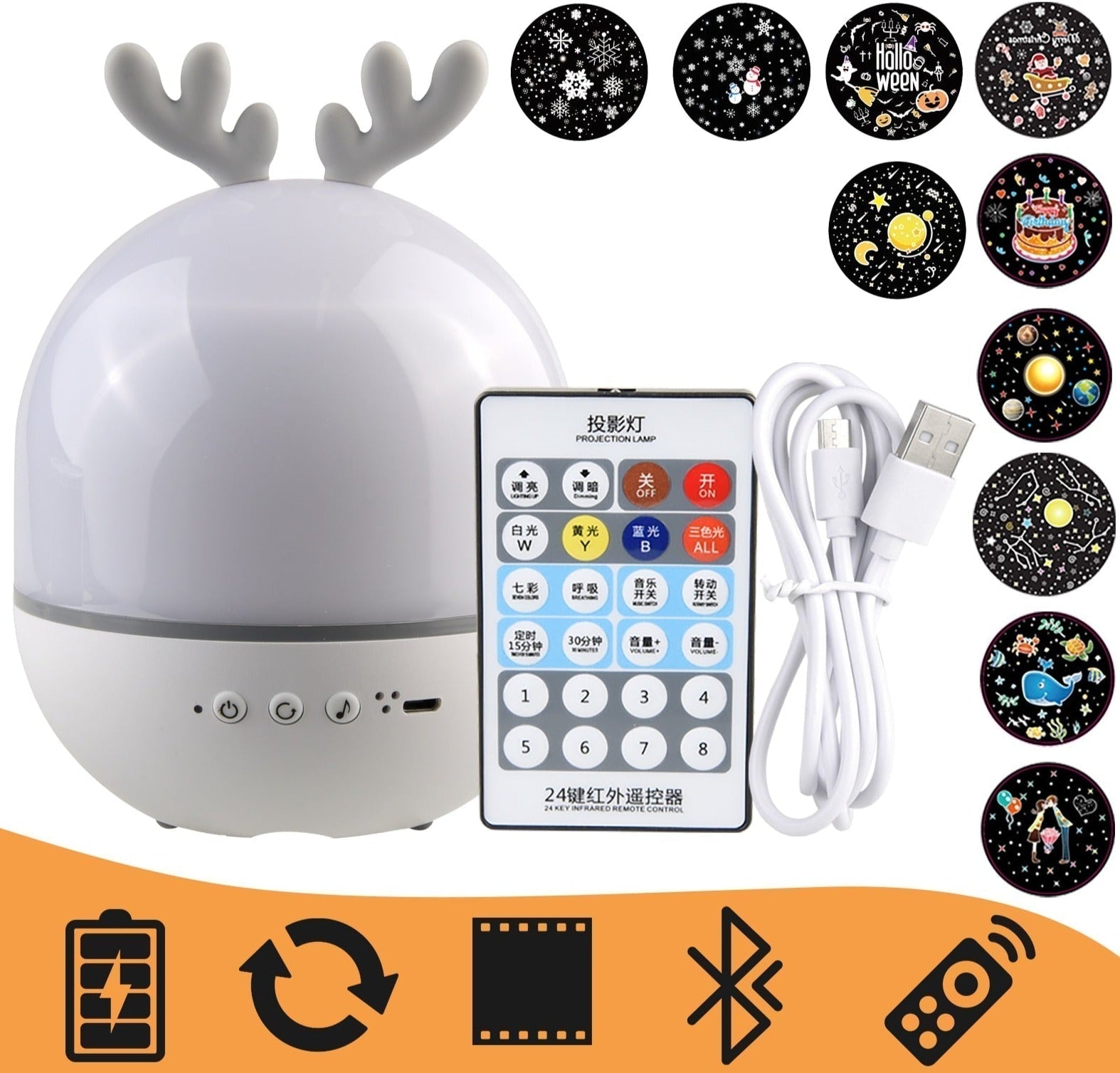 Droomster Projector - Magical Starry Sky for Sleeping and Relaxation