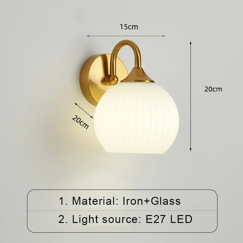 ModernWall - Scandinavian LED Wall Lamp with Glass
