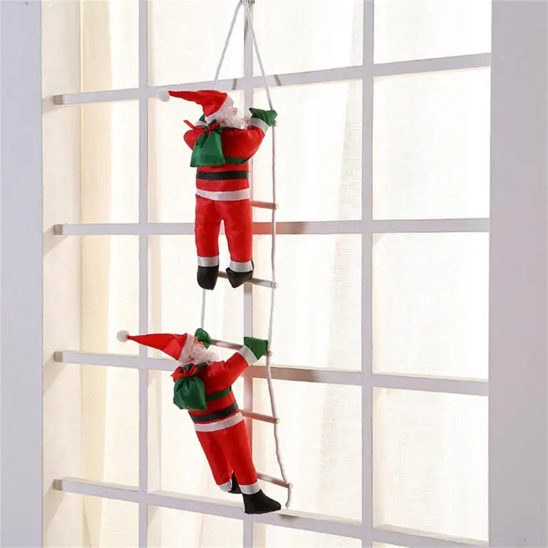 Climbing Santa Claus - Christmas decoration for the holidays