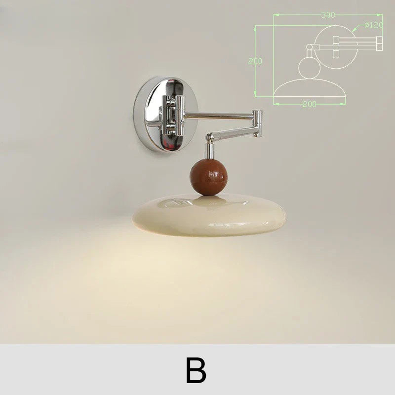 Telescopic Lamp – Adjustable Retro Bedside Lamp with Reading Function