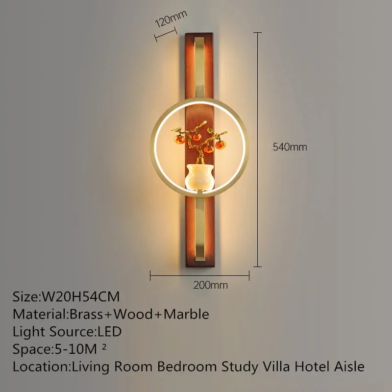BrassGlow Wall Lamp - Elegant Brass Wall Lighting