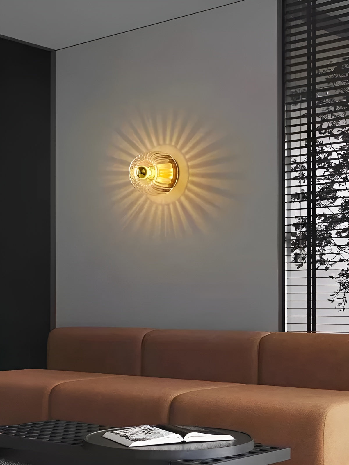ScandiElegance Wall Lamp – Modern Glass Art with Bauhaus Charm