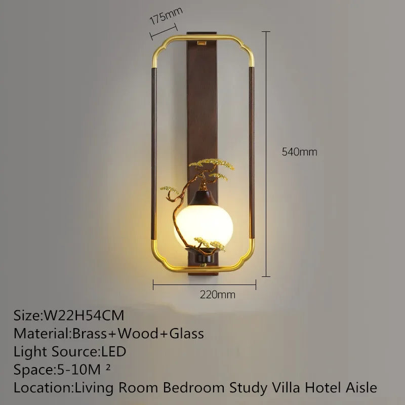 BrassGlow Wall Lamp - Elegant Brass Wall Lighting