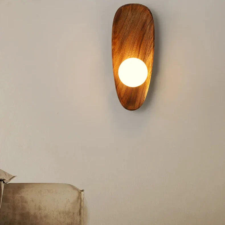 BoisLumi Wall - Natural Wooden Wall Lamp for Atmospheric Lighting