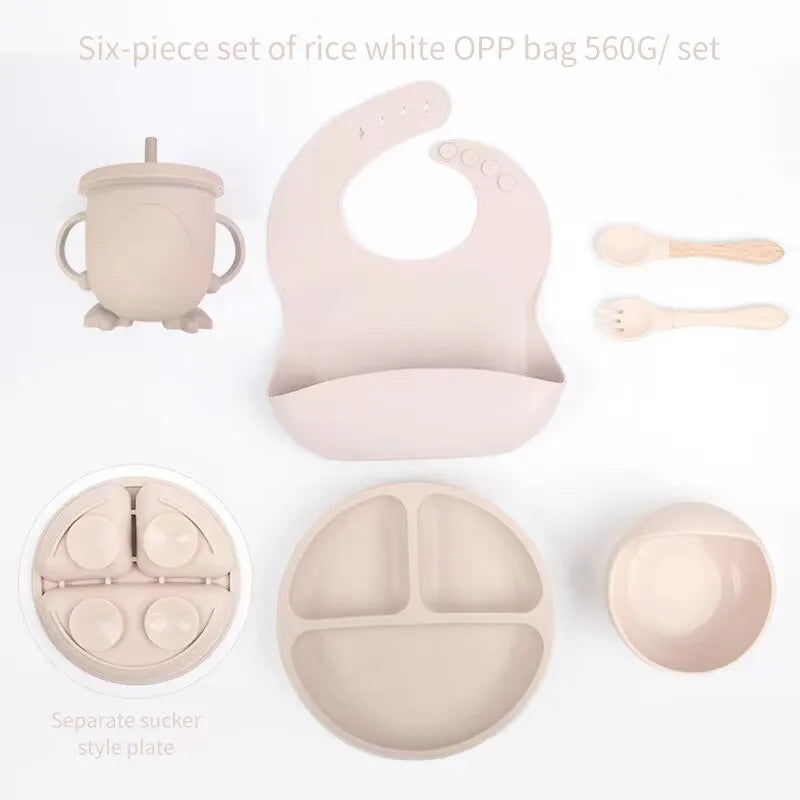 SiliconeBaby Set – Complete 6-piece Baby Food Set