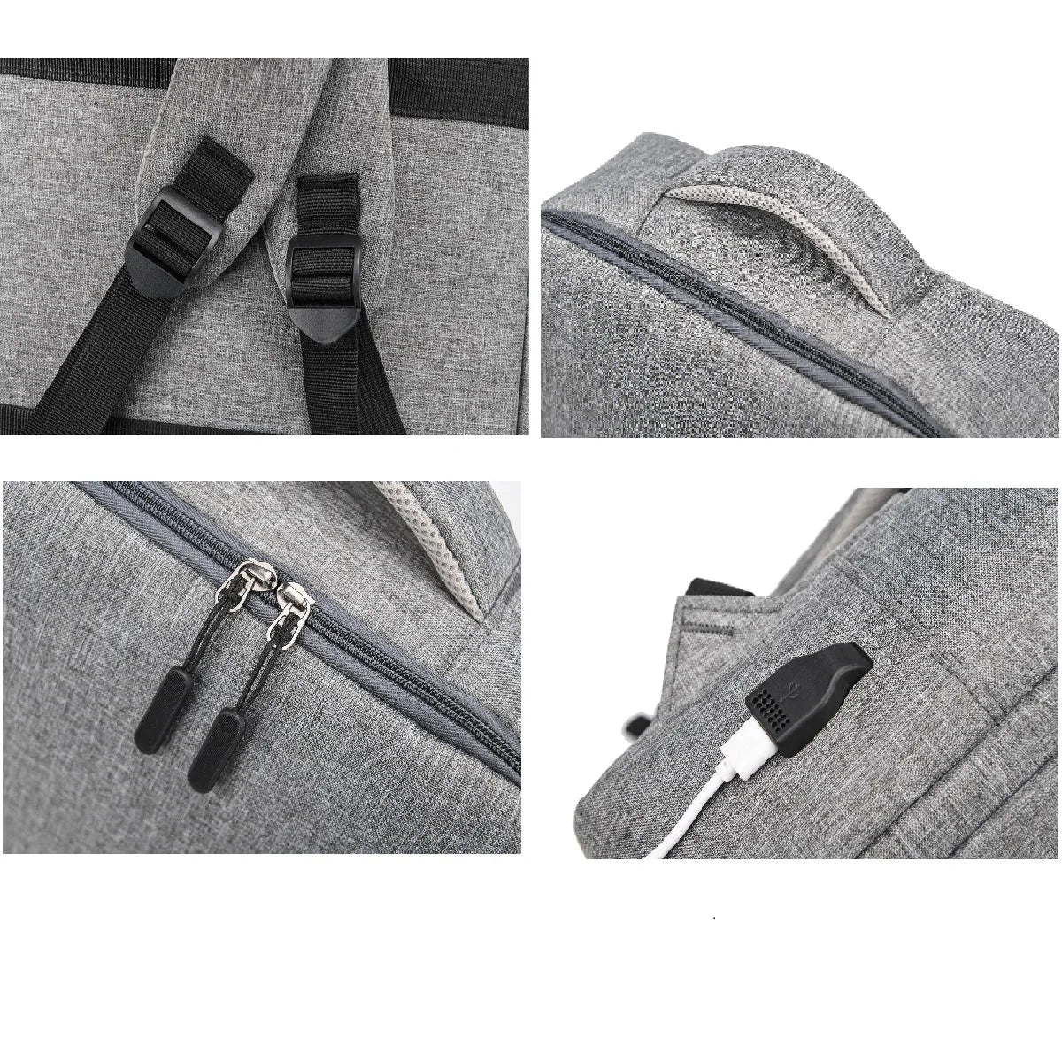 Modern TechSafe Backpack - With practical USB charging function