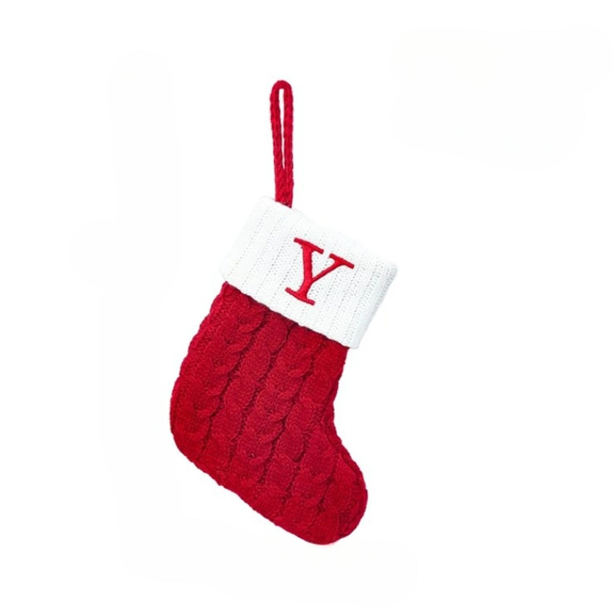 Snowflake Christmas Stockings - Festive Knitted Christmas Decorations