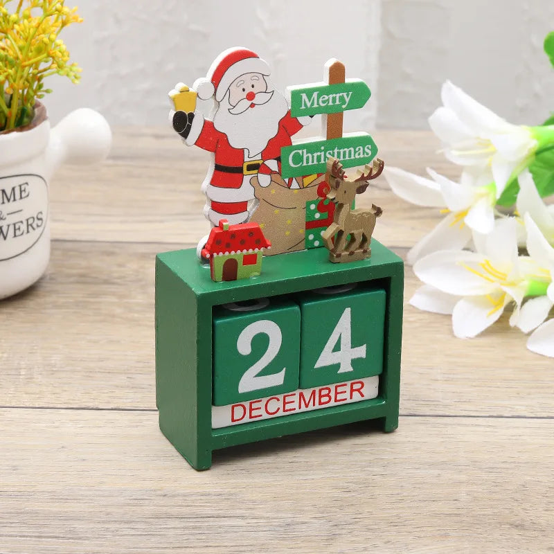 Joyful Countdown Tree - Playful Wooden Christmas Tree