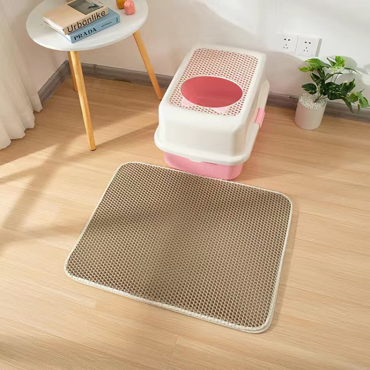 NonSlipPurrfect - Stylish Cat Litter Mat for Dry Floors