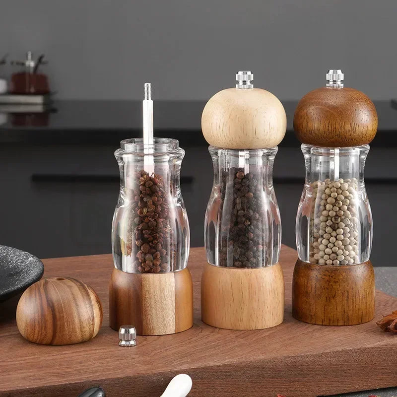 SeasonSculpt - Elegant Salt and Pepper Mill Set