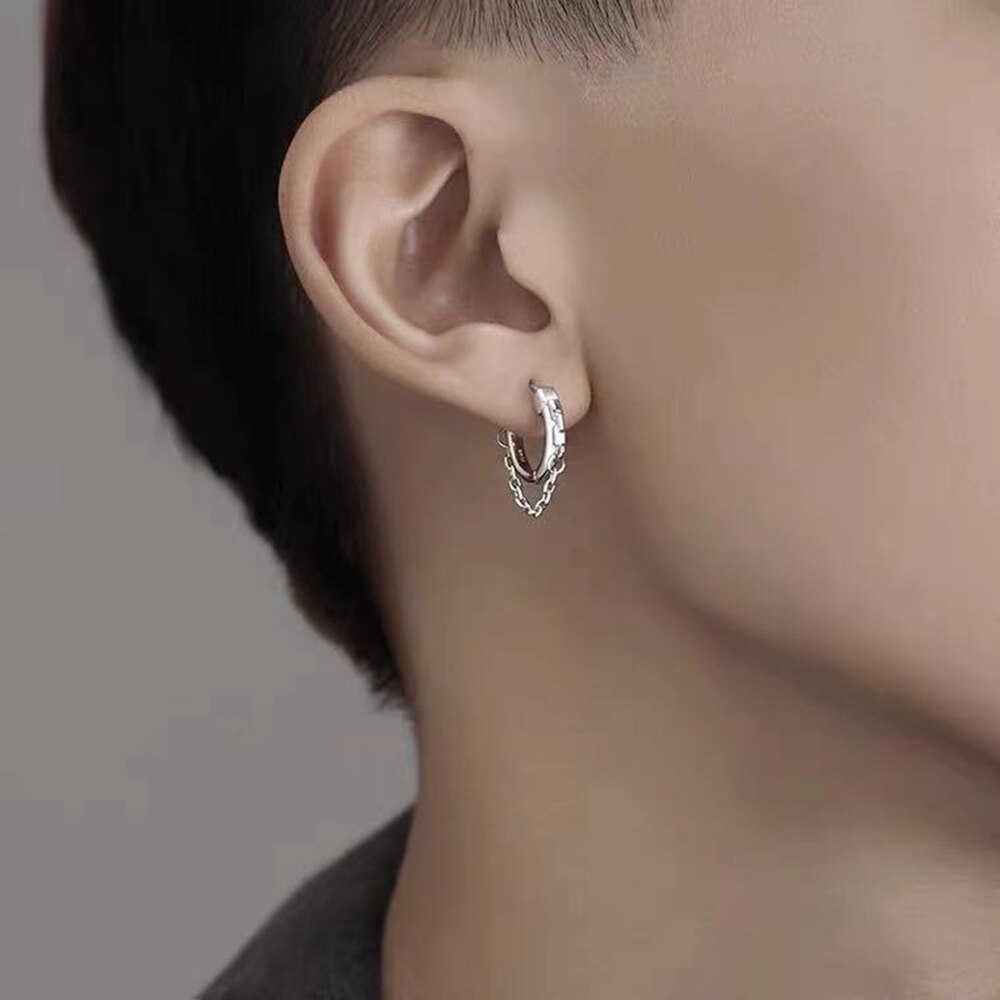 ChainHoops Earrings - Trendy Elegant Hoop Earrings