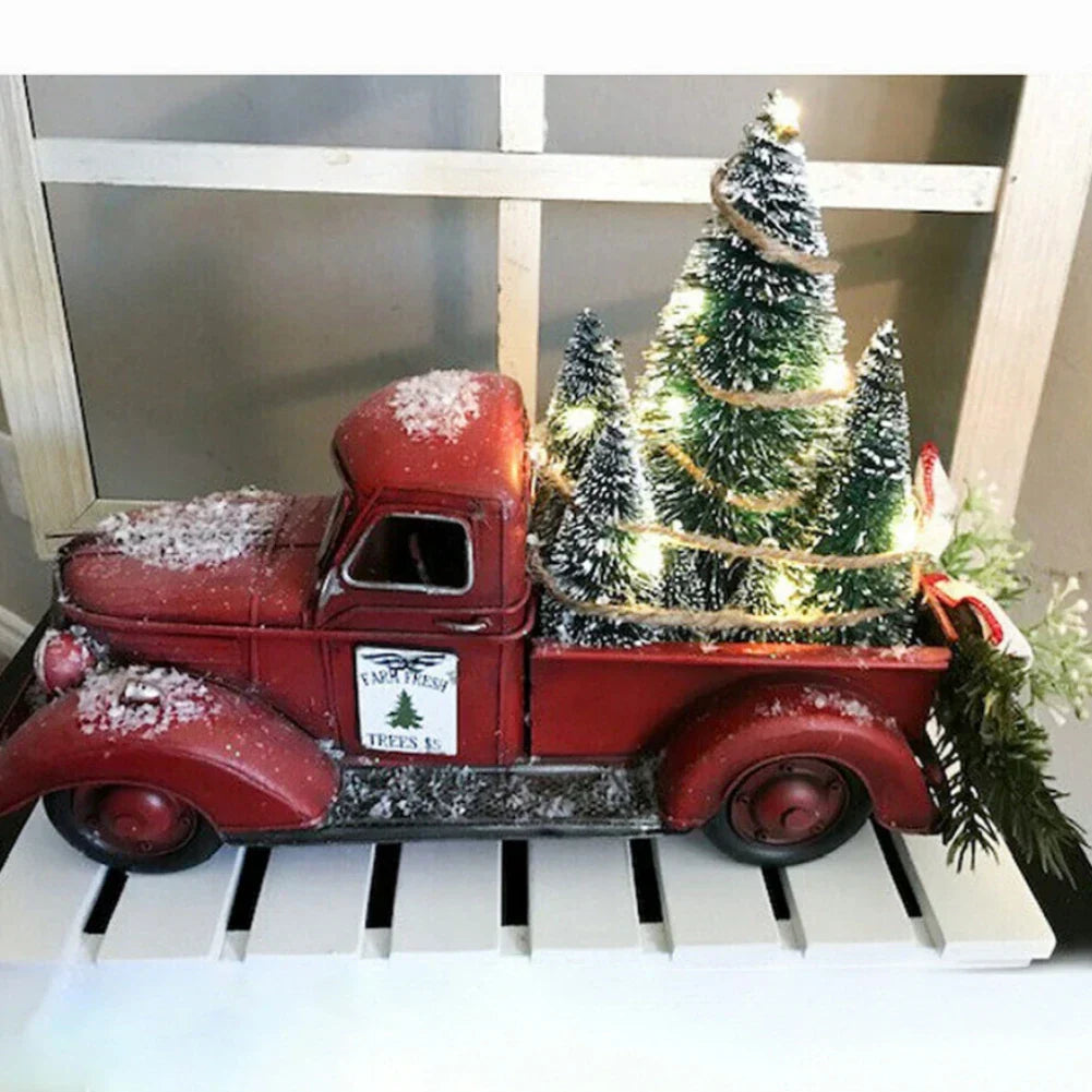 NostalgiaTruck Jewelry - Retro Red Truck for Christmas