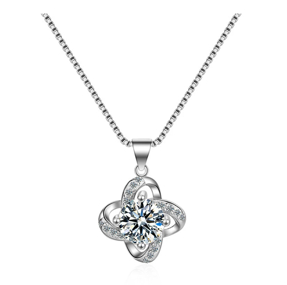 Charming Liebdesknoop Pendant and Earring Set | The perfect gift!