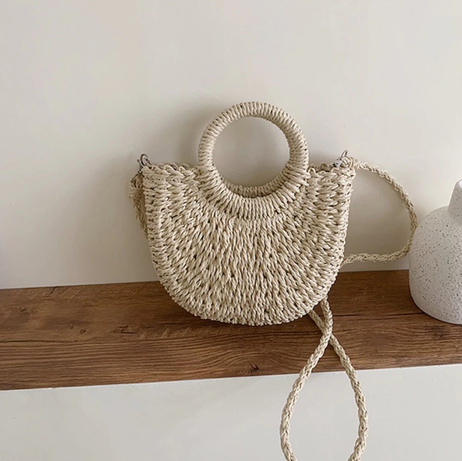 RomyBag – Summer Woven Shoulder Bag for Women
