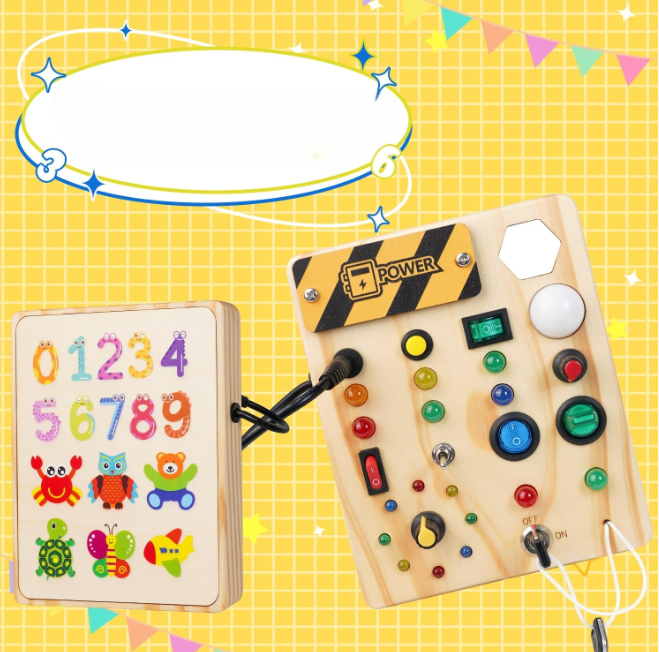 LightPlay – Creative Montessori Game Board with LED Lights